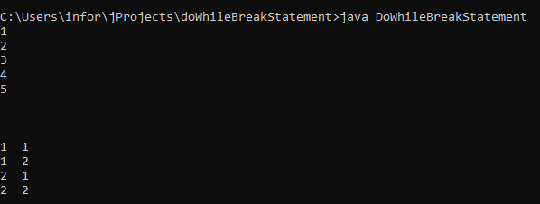 Break Statement in Java-1.5