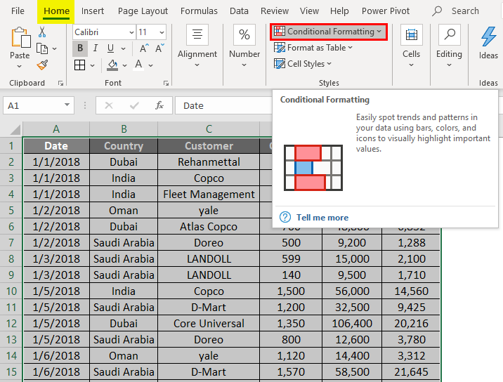 Conditional Formatting without Helper Column 2-2