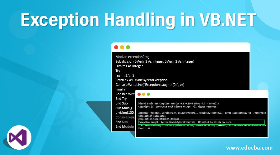Exception Handling in VB.NET