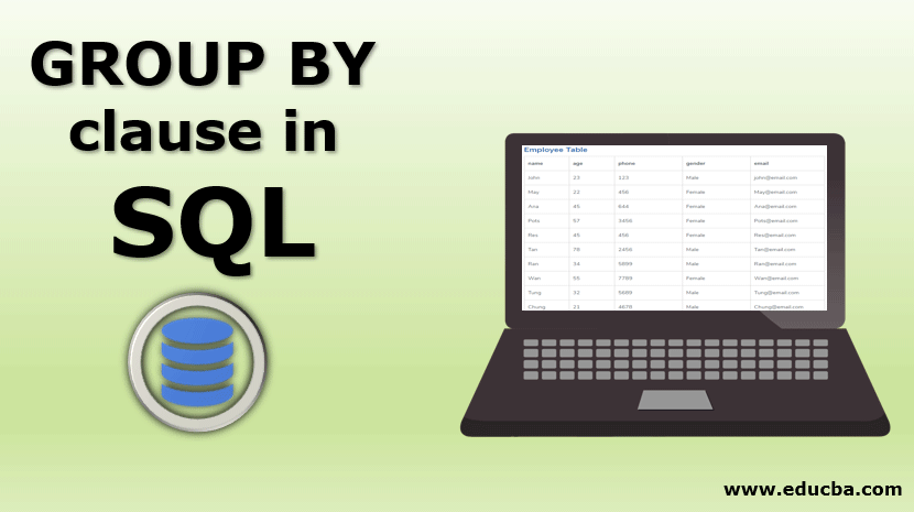 GROUP BY clause in SQL