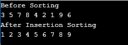 Insertion Sort