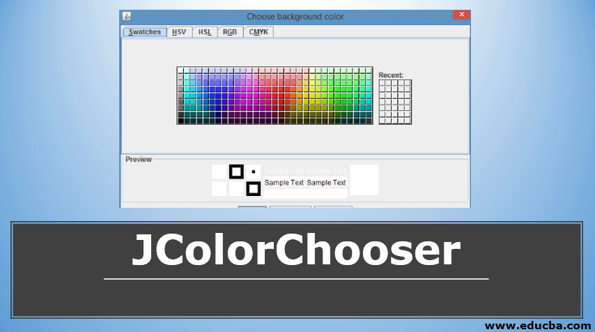 JColorChooser