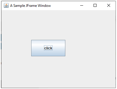 JFrame in Java 1