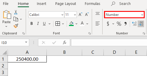 Format cells in excel 1-4