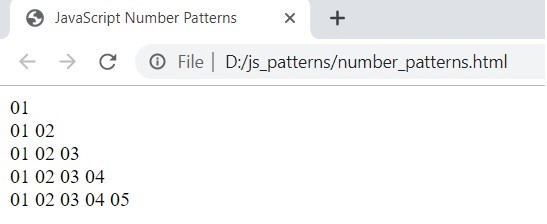 Patterns in JavaScript 1-2