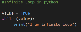 Python Infinity Loop