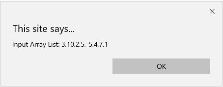 Quick Sort in JavaScript 1