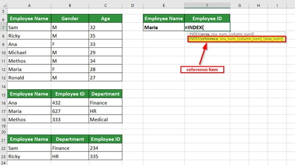 REFERENCE FORM step 2