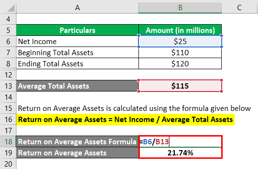 Return on Average Assets-1.3