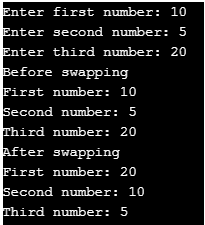 without using the third variable Output 4