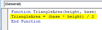 Triangle Area excel 1