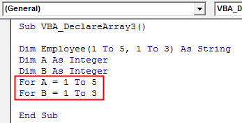 For-Next loop Example 3-3