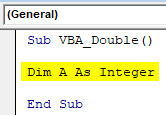 VBA Double Example 1-3