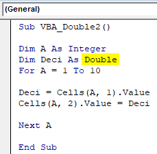 VBA Double Example 2-12