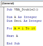 VBA Double Example 2-6