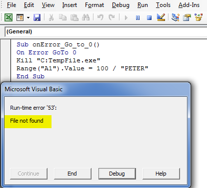 VBA Error Handling9