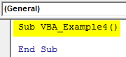 VBA Examples 4-1