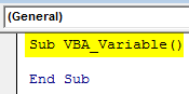 VBA Variable Types