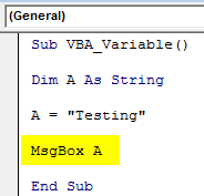 VBA Variable Types