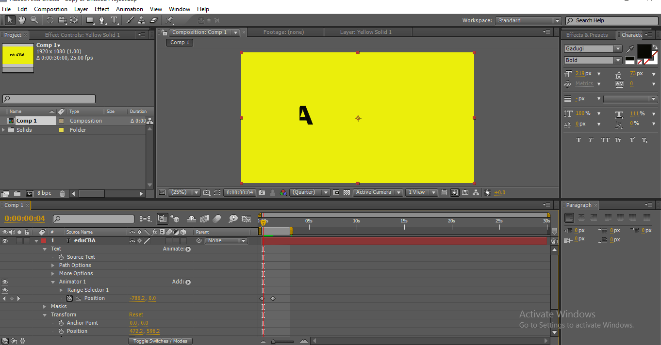 final result (mask in after effects)