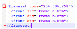 html frames 3