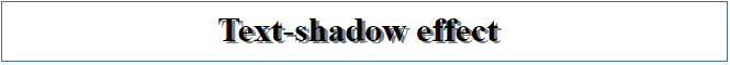 Text-Shadow effect