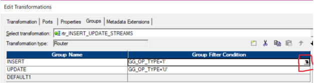 Insert Update Stream
