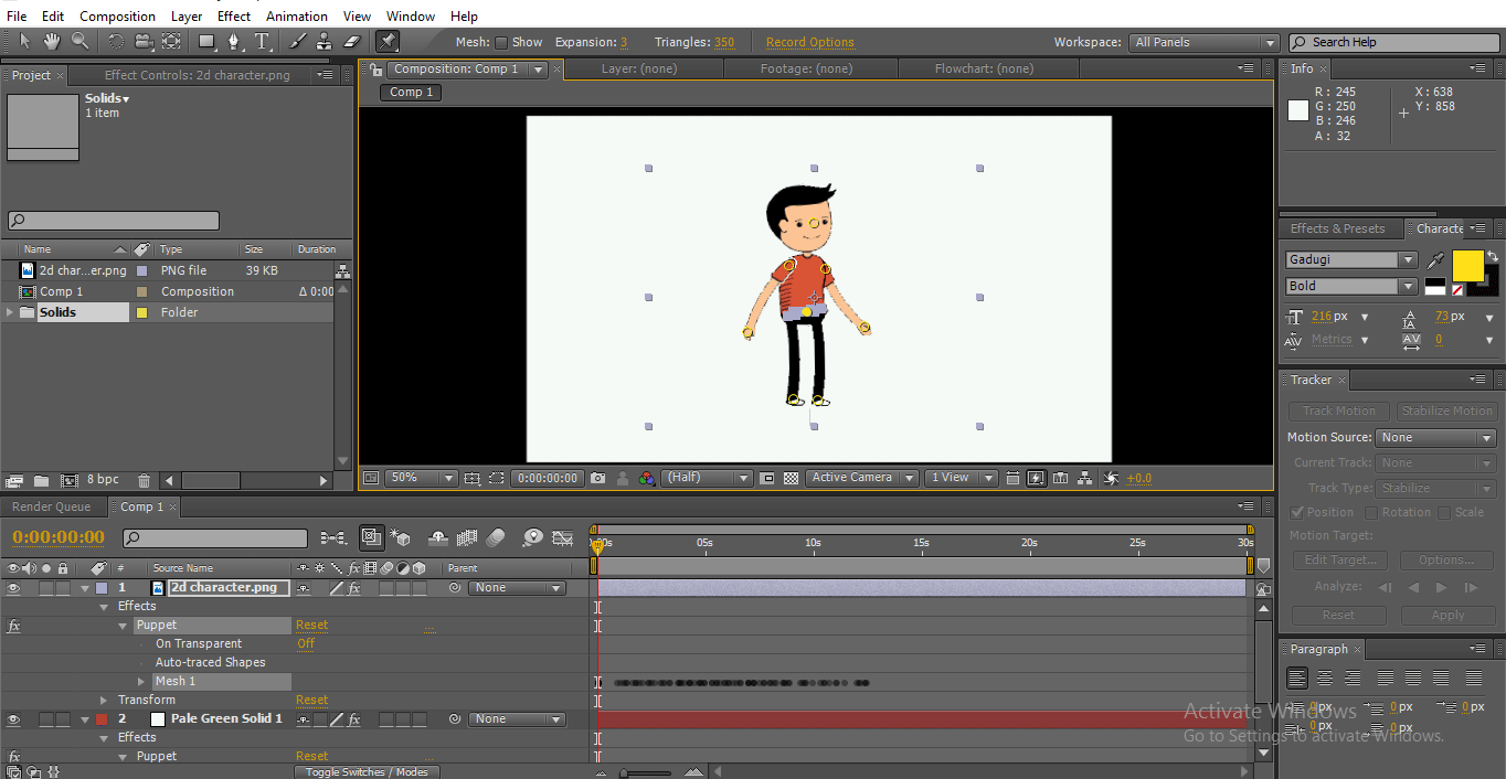 Finding Gray Shades (2D After Effects Animation)