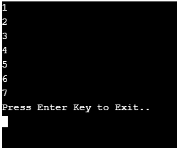 iterator in C# output 1