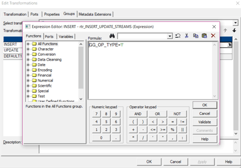 Insert Update Stream