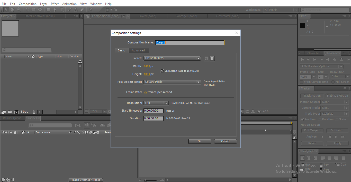 new composition 2d - 2D After Effects Animation