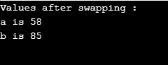 output 3swapping