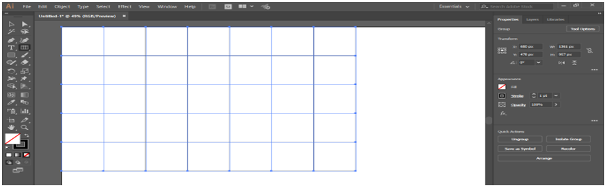 Illustrator Grid Tool 11