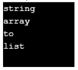 String Array in C#