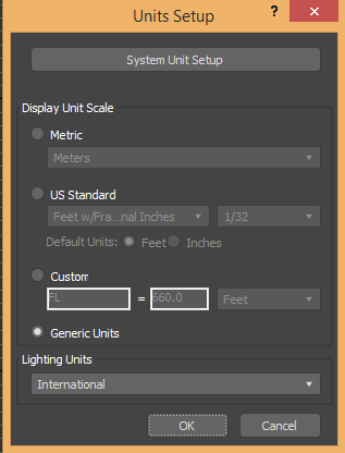 unit setup box (Car Modeling in 3ds Max)