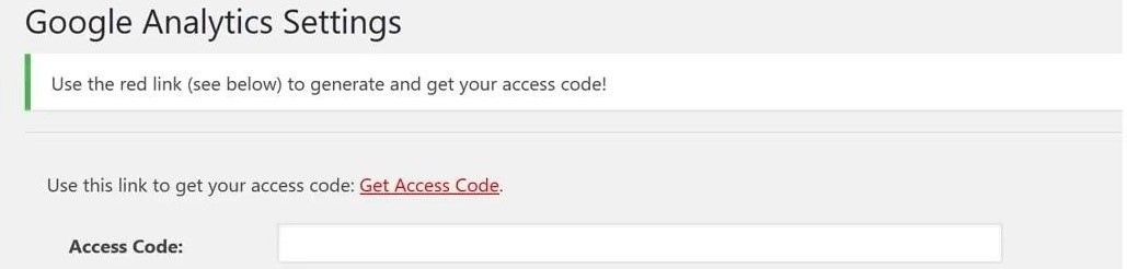 Get Access Code