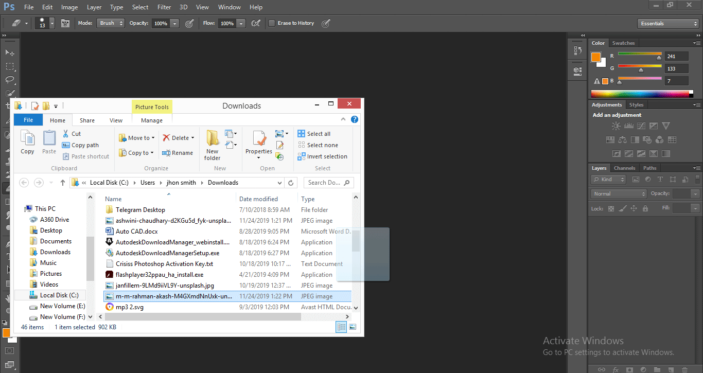 Change Hair Color in Photoshop 1-2