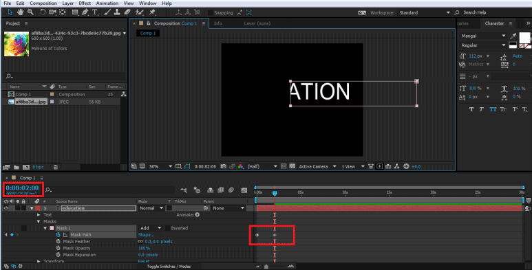 Masking Layers in Adobe After Effects