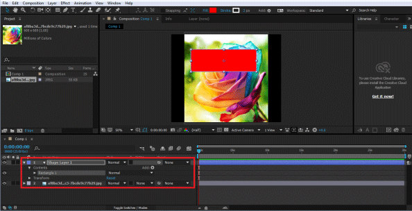 Creating Shape Above Layer