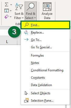Count Colored Cells in Excel-Example 1 Step 3