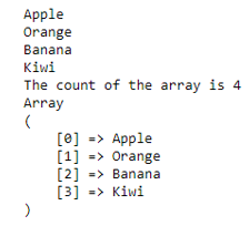 Arrays in PHP