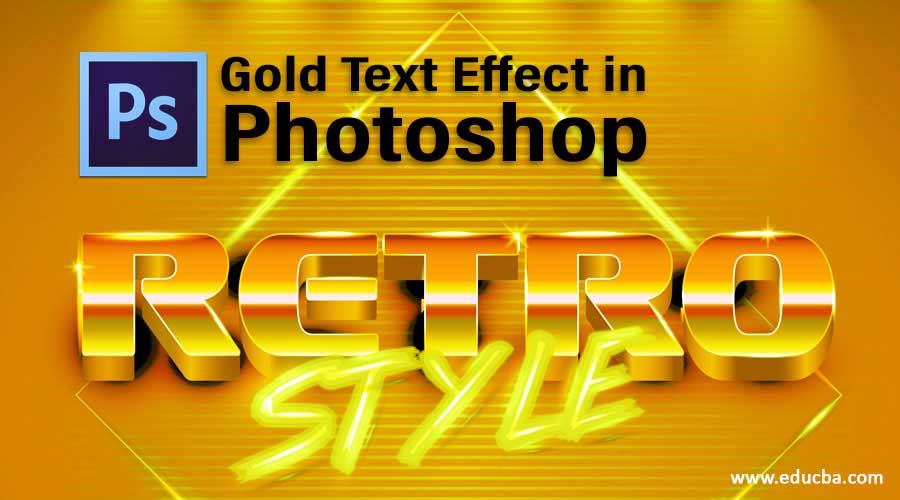 Gold Text Effect in Photoshop