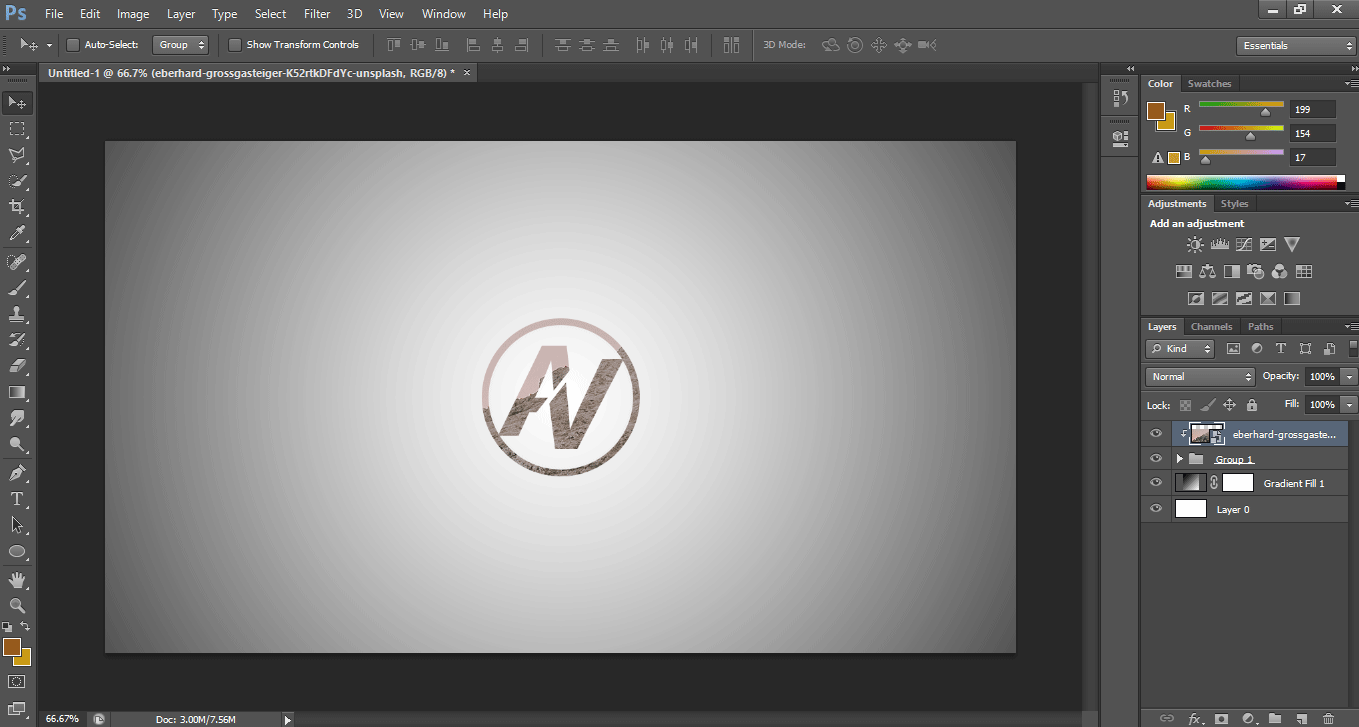Make Logo in Photoshop - Final Logo