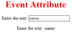 HTML Event Attribute 9