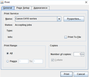 popup to print the page