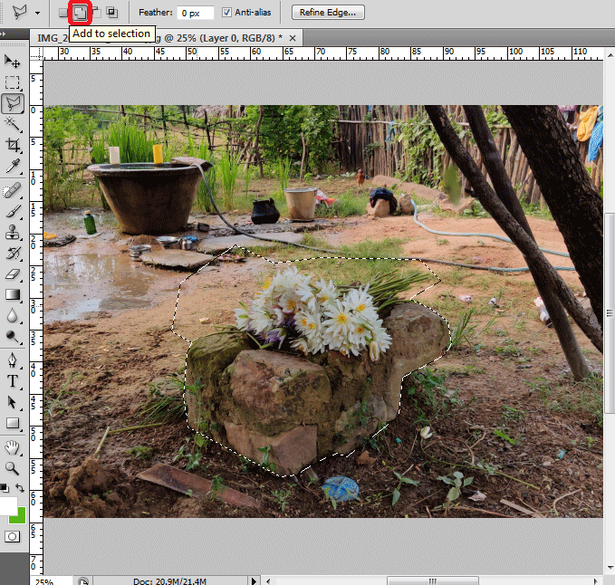Lasso Tool in Photoshop 1-5
