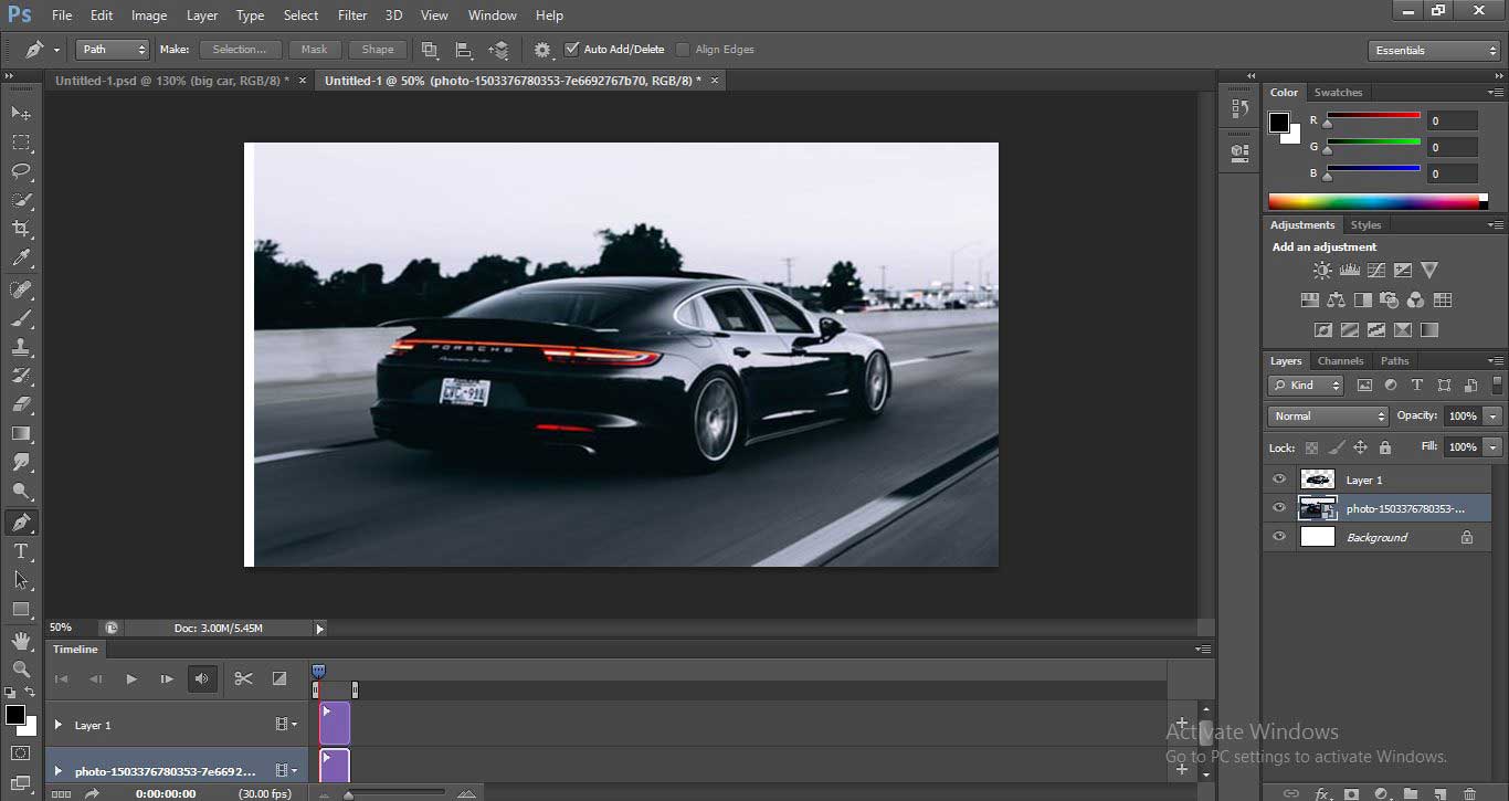Motion Effect in Photoshop 1-20