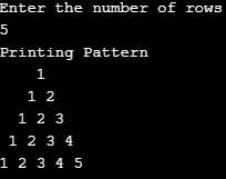 Number Patterns in Java eg6