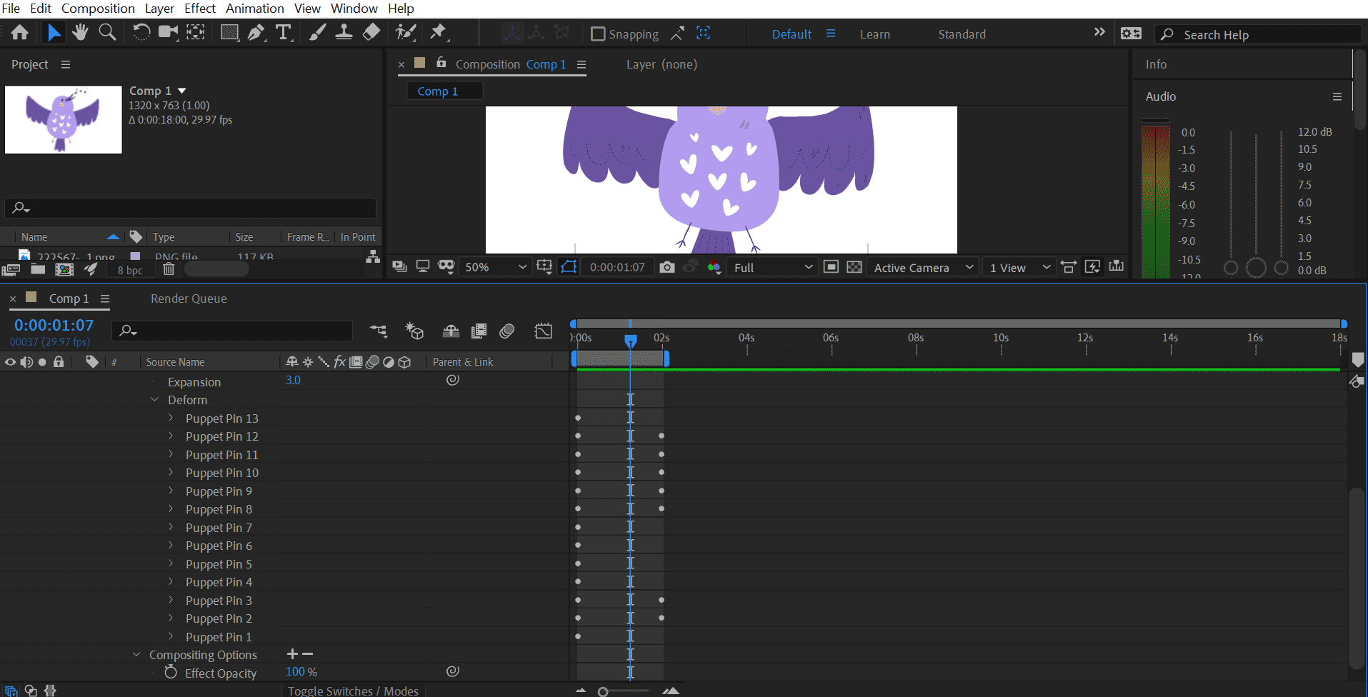 Puppet Tool in After Effects 1-5