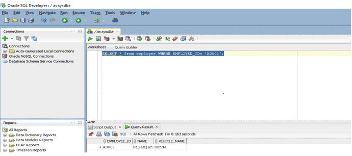 Select in Oracle eg2